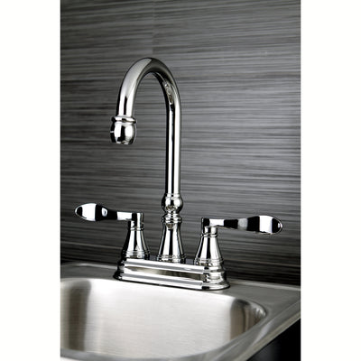 Elements of Design ES2491DFL 4-Inch Centerset Bar Faucet, Polished Chrome