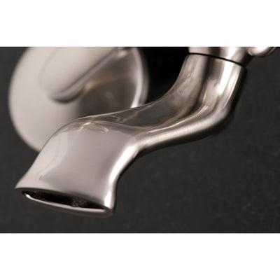 Elements of Design ES2658X Adjustable Center Tub Wall Mount Clawfoot Tub Faucet, Brushed Nickel