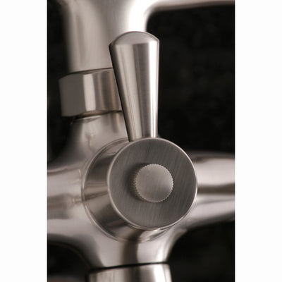 Elements of Design ES2658X Adjustable Center Tub Wall Mount Clawfoot Tub Faucet, Brushed Nickel