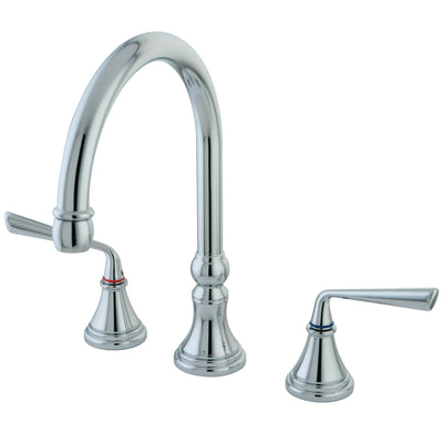 Elements of Design ES2791ZLLS Widespread Kitchen Faucet, Polished Chrome