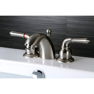 Elements of Design ES2958 Mini-Widespread Bathroom Faucet, Brushed Nickel