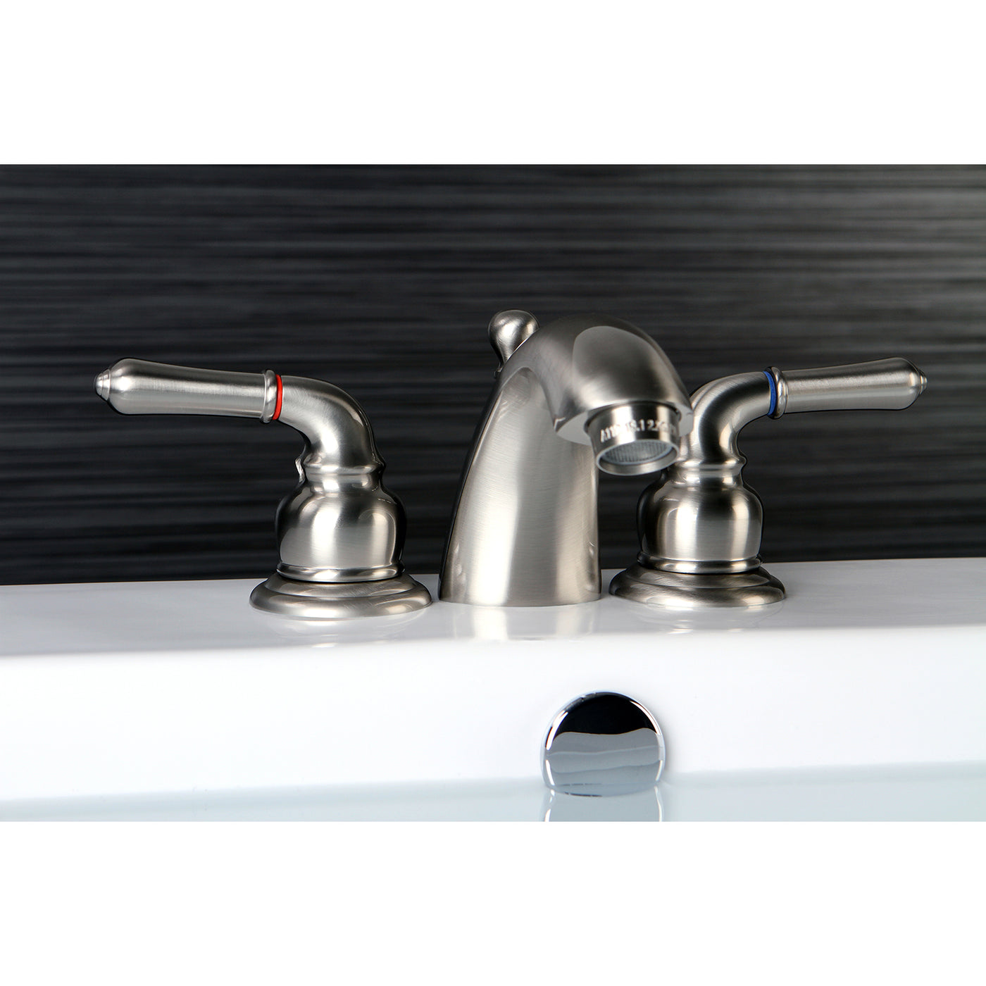 Elements of Design ES2958 Mini-Widespread Bathroom Faucet, Brushed Nickel