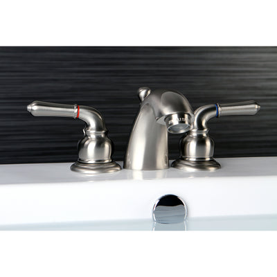 Elements of Design ES2958 Mini-Widespread Bathroom Faucet, Brushed Nickel