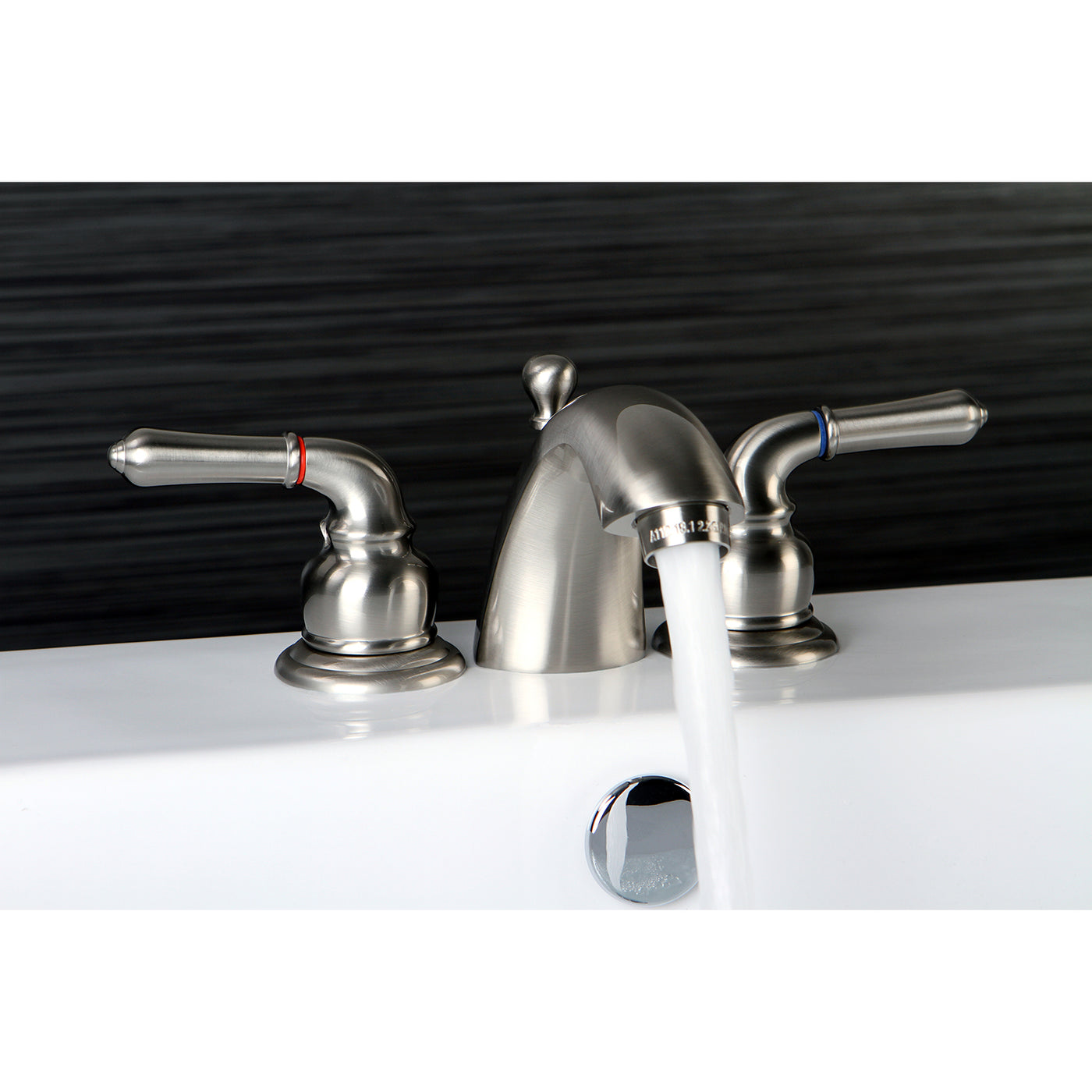 Elements of Design ES2958 Mini-Widespread Bathroom Faucet, Brushed Nickel