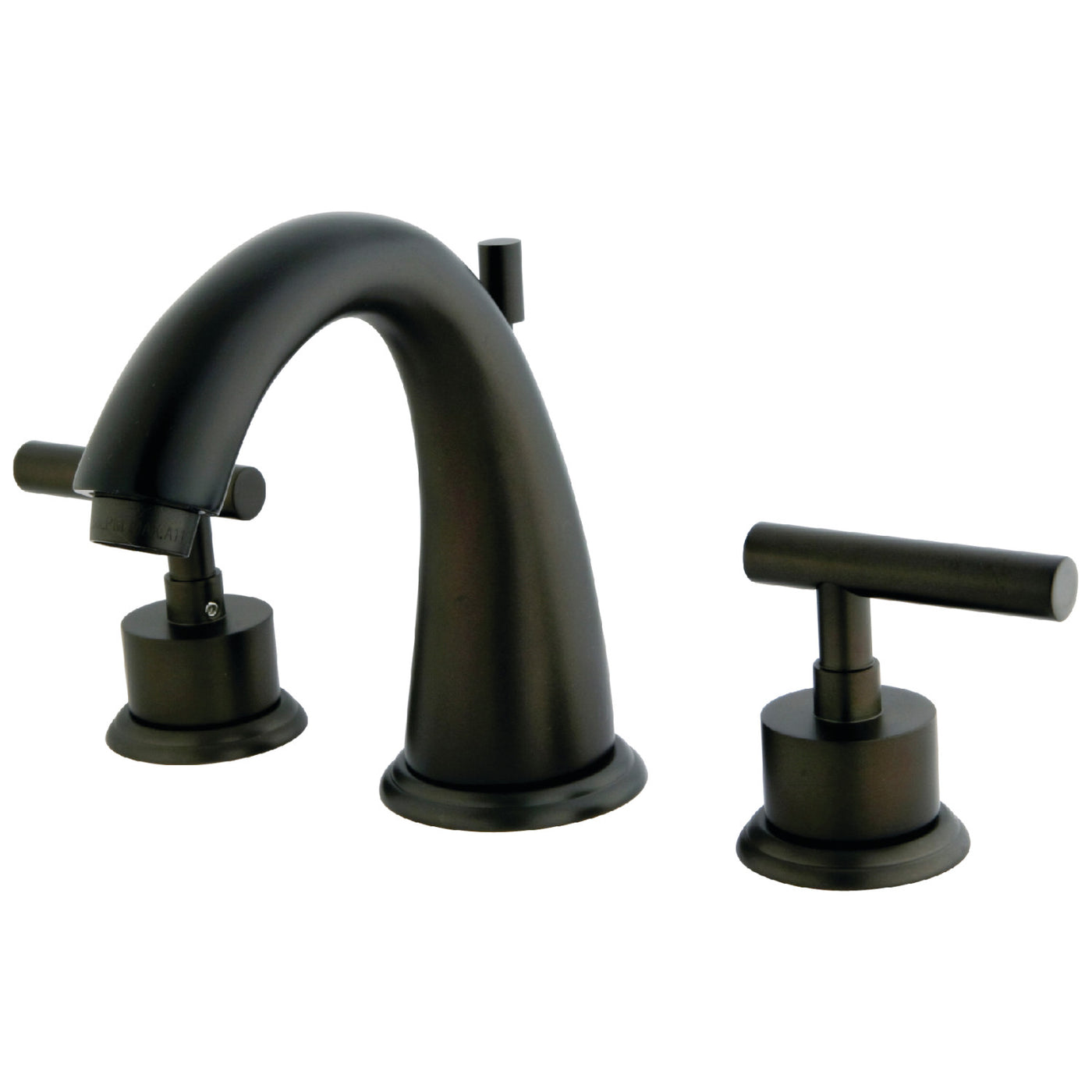 Elements of Design ES2965CML Widespread Bathroom Faucet with Brass Pop-Up, Oil Rubbed Bronze