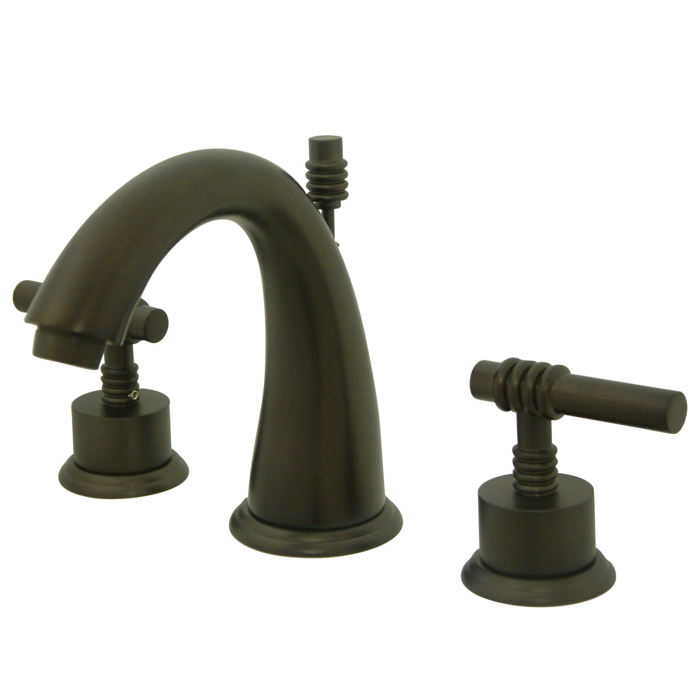 Elements of Design ES2965ML Widespread Bathroom Faucet with Brass Pop-Up, Oil Rubbed Bronze