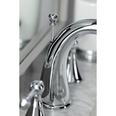 Elements of Design ES2971BL Widespread Bathroom Faucet with Brass Pop-Up, Polished Chrome