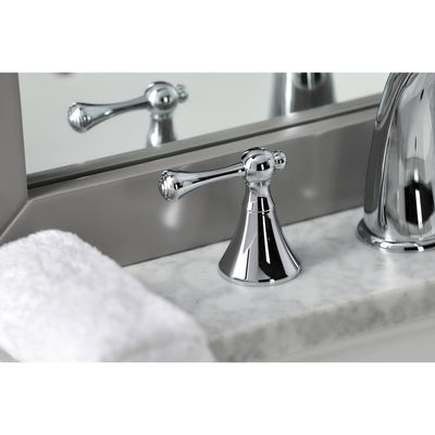 Elements of Design ES2971BL Widespread Bathroom Faucet with Brass Pop-Up, Polished Chrome
