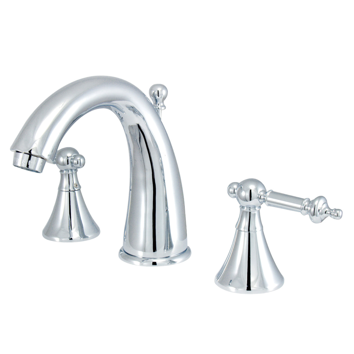 Elements of Design ES2971TL Widespread Bathroom Faucet with Brass Pop-Up, Polished Chrome