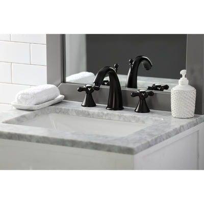 Elements of Design ES2975AX Widespread Bathroom Faucet with Brass Pop-Up, Oil Rubbed Bronze