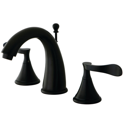 Elements of Design ES2975CFL Widespread Bathroom Faucet with Brass Pop-Up, Oil Rubbed Bronze