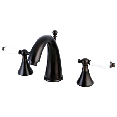 Elements of Design ES2975PL Widespread Bathroom Faucet with Brass Pop-Up, Oil Rubbed Bronze
