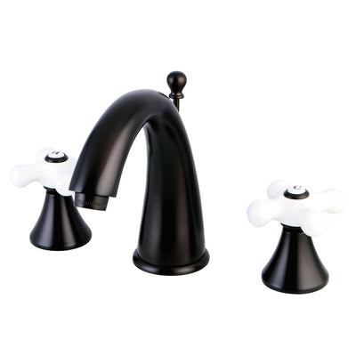 Elements of Design ES2975PX Widespread Bathroom Faucet with Brass Pop-Up, Oil Rubbed Bronze