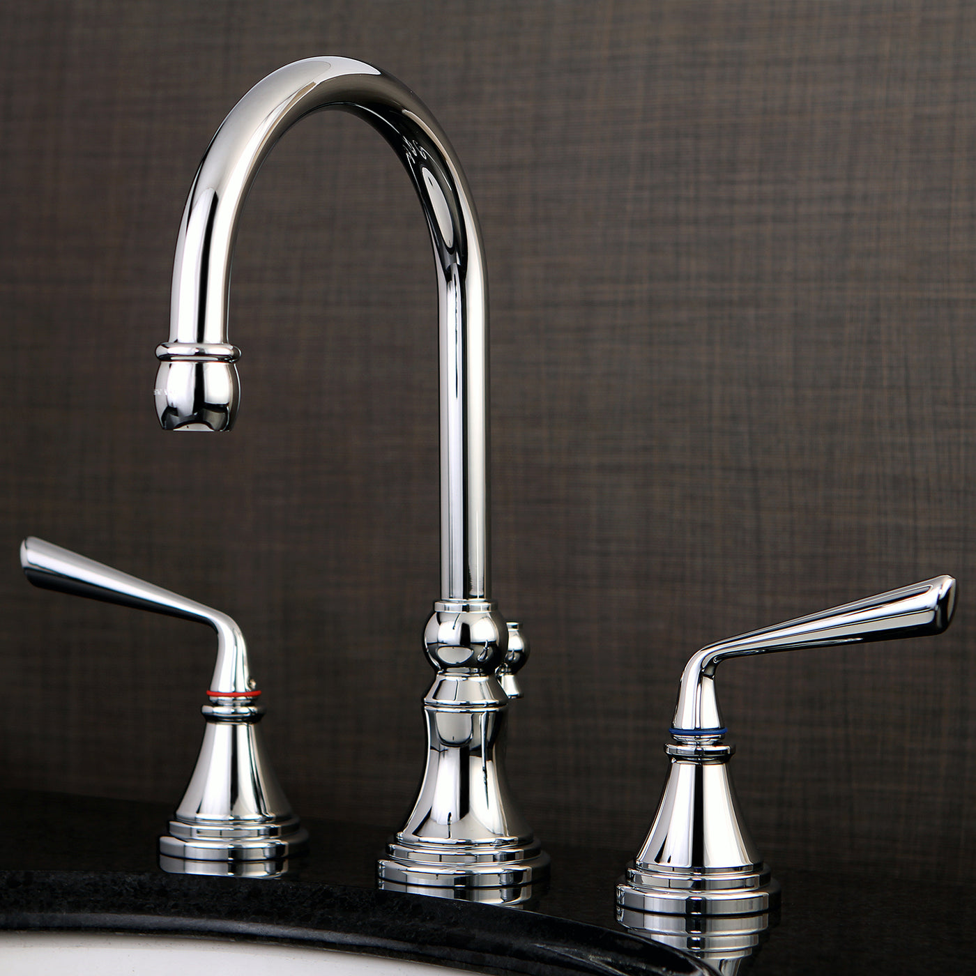 Elements of Design ES2981ZL Widespread Bathroom Faucet with Brass Pop-Up, Polished Chrome