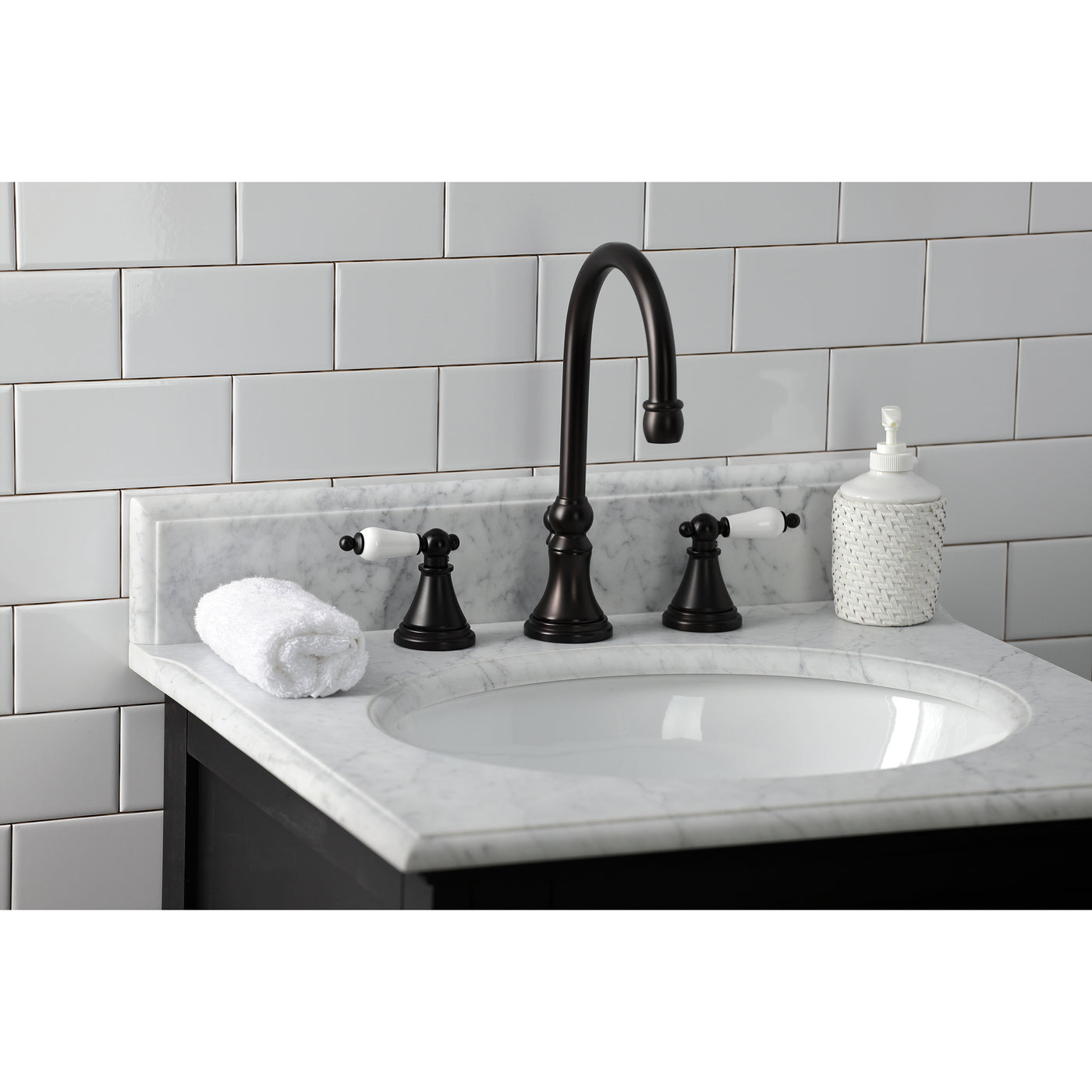 Elements of Design ES2985PL Widespread Bathroom Faucet, Oil Rubbed Bronze