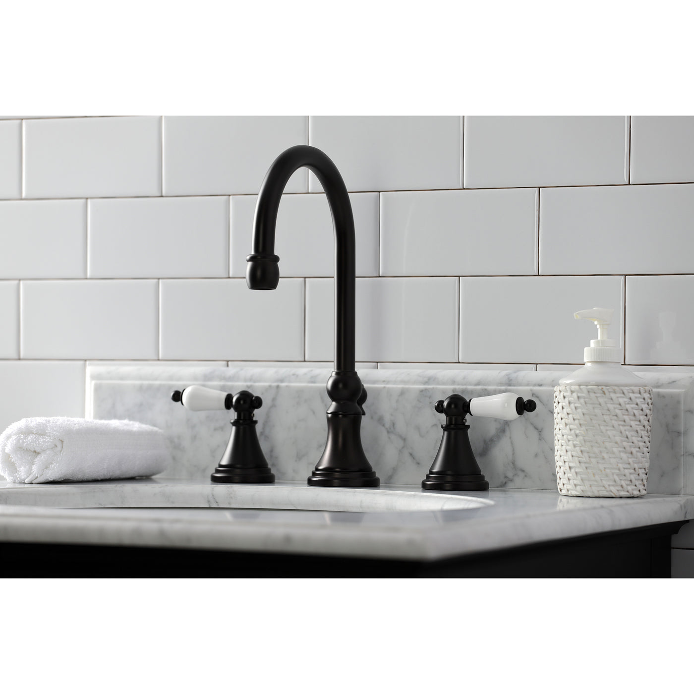 Elements of Design ES2985PL Widespread Bathroom Faucet, Oil Rubbed Bronze