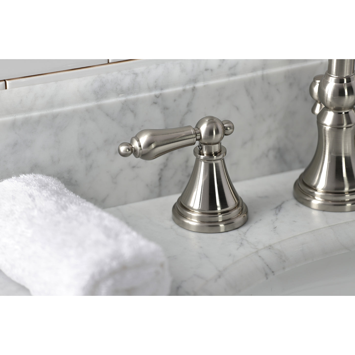 Elements of Design ES2988AL Widespread Bathroom Faucet, Brushed Nickel