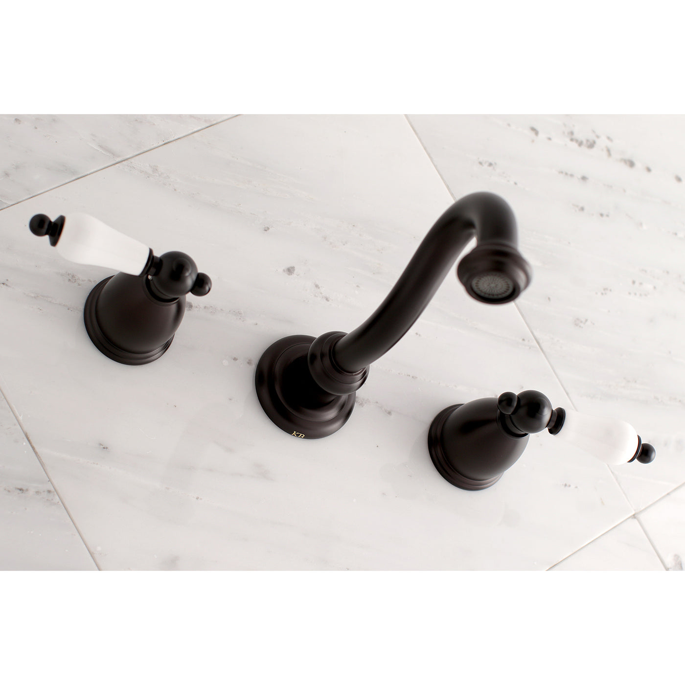 Elements of Design ES3125PL 2-Handle Wall Mount Bathroom Faucet, Oil Rubbed Bronze