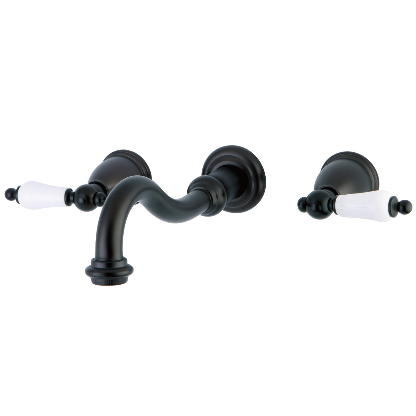 Elements of Design ES3125PL 2-Handle Wall Mount Bathroom Faucet, Oil Rubbed Bronze