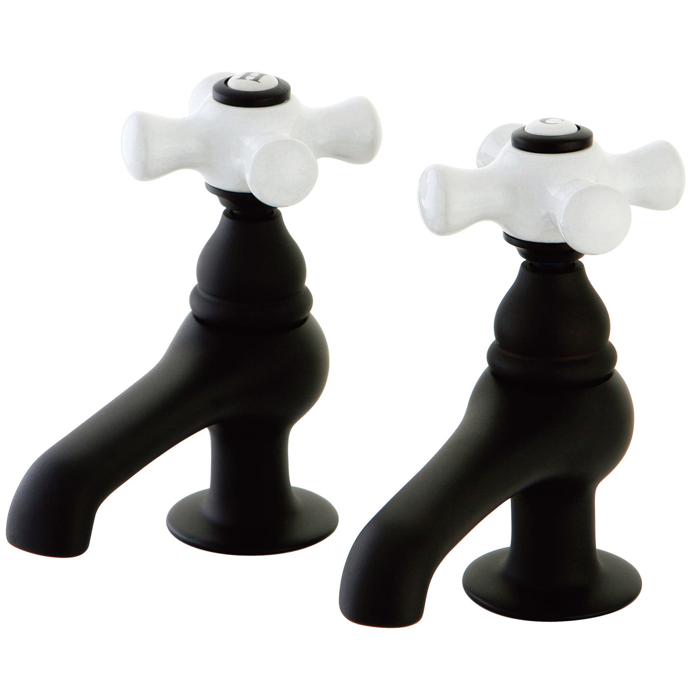 Elements of Design ES3205PX Basin Faucet with Porcelain Cross Handle, Oil Rubbed Bronze