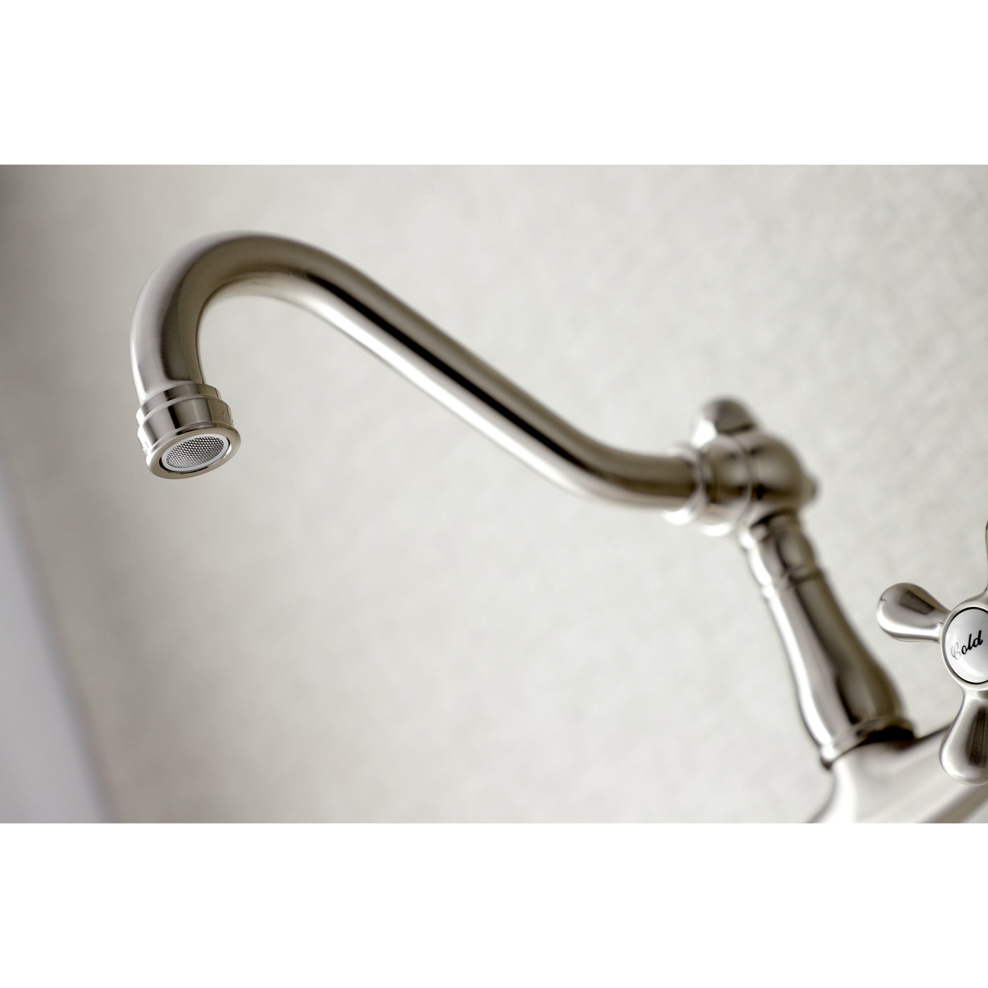 Elements of Design ES3248AX 8-Inch Center Wall Mount Bathroom Faucet, Brushed Nickel