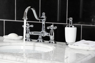 Elements of Design ES3911AX Bridge Bathroom Faucet, Polished Chrome