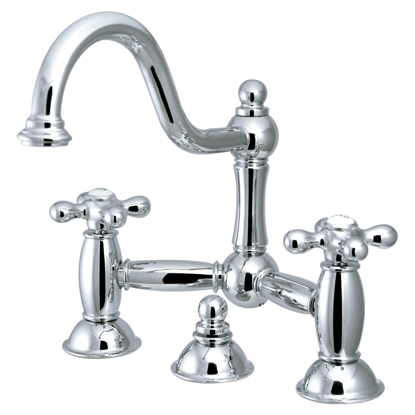 Elements of Design ES3911AX Bridge Bathroom Faucet, Polished Chrome