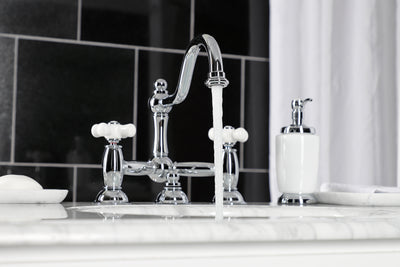 Elements of Design ES3911PX Bridge Bathroom Faucet, Polished Chrome