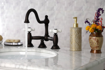 Elements of Design ES3915PX Bridge Bathroom Faucet, Oil Rubbed Bronze