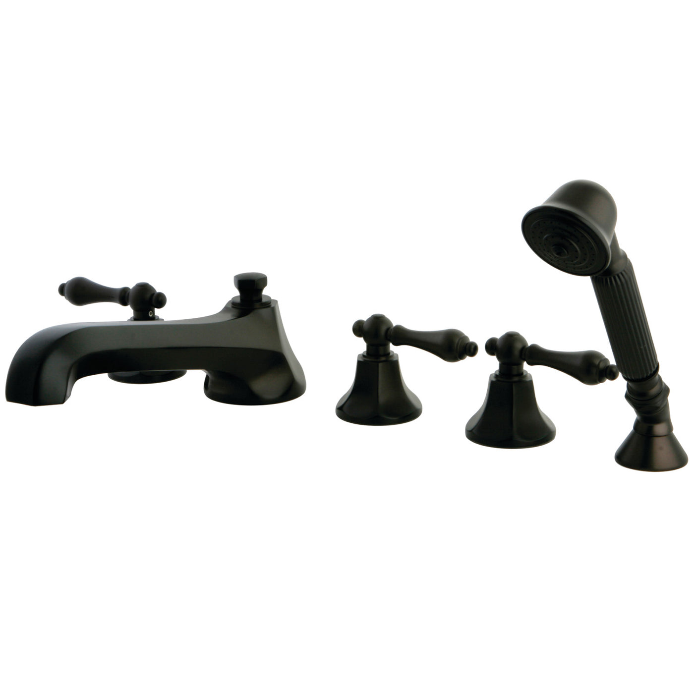 Elements of Design ES43055AL Roman Tub Faucet with Hand Shower, Oil Rubbed Bronze