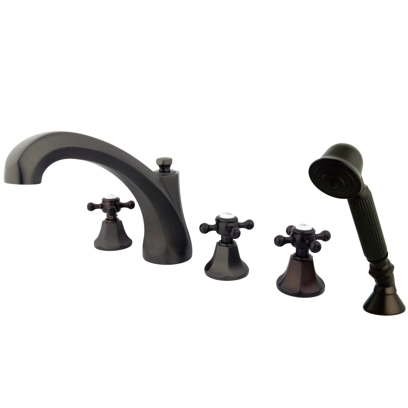 Elements of Design ES43255BX Roman Tub Faucet with Hand Shower, Oil Rubbed Bronze