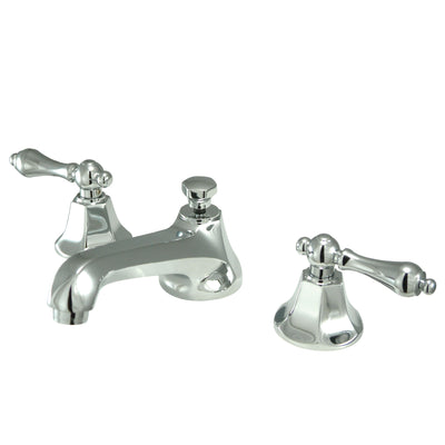 Elements of Design ES4461AL Widespread Bathroom Faucet with Brass Pop-Up, Polished Chrome