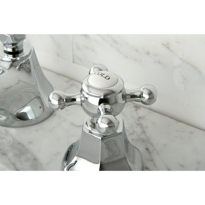 Elements of Design ES4461BX Widespread Bathroom Faucet with Brass Pop-Up, Polished Chrome