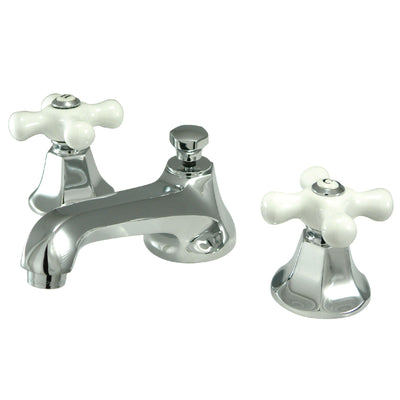 Elements of Design ES4461PX Widespread Bathroom Faucet with Brass Pop-Up, Polished Chrome
