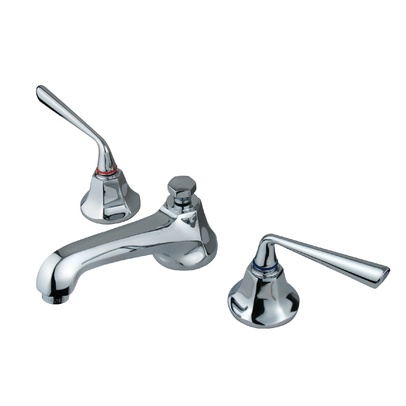 Elements of Design ES4461ZL Widespread Bathroom Faucet with Brass Pop-Up, Polished Chrome