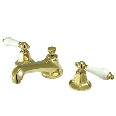 Elements of Design ES4462PL Widespread Bathroom Faucet with Brass Pop-Up, Polished Brass