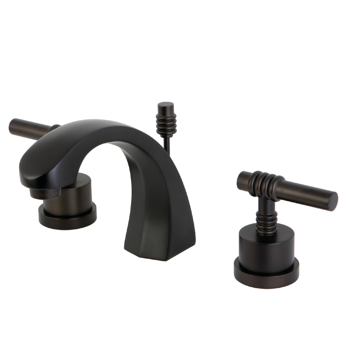 Elements of Design ES4985ML Widespread Bathroom Faucet with Brass Pop-Up, Oil Rubbed Bronze