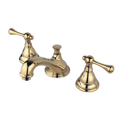 Elements of Design ES5562BL Widespread Bathroom Faucet with Brass Pop-Up, Polished Brass