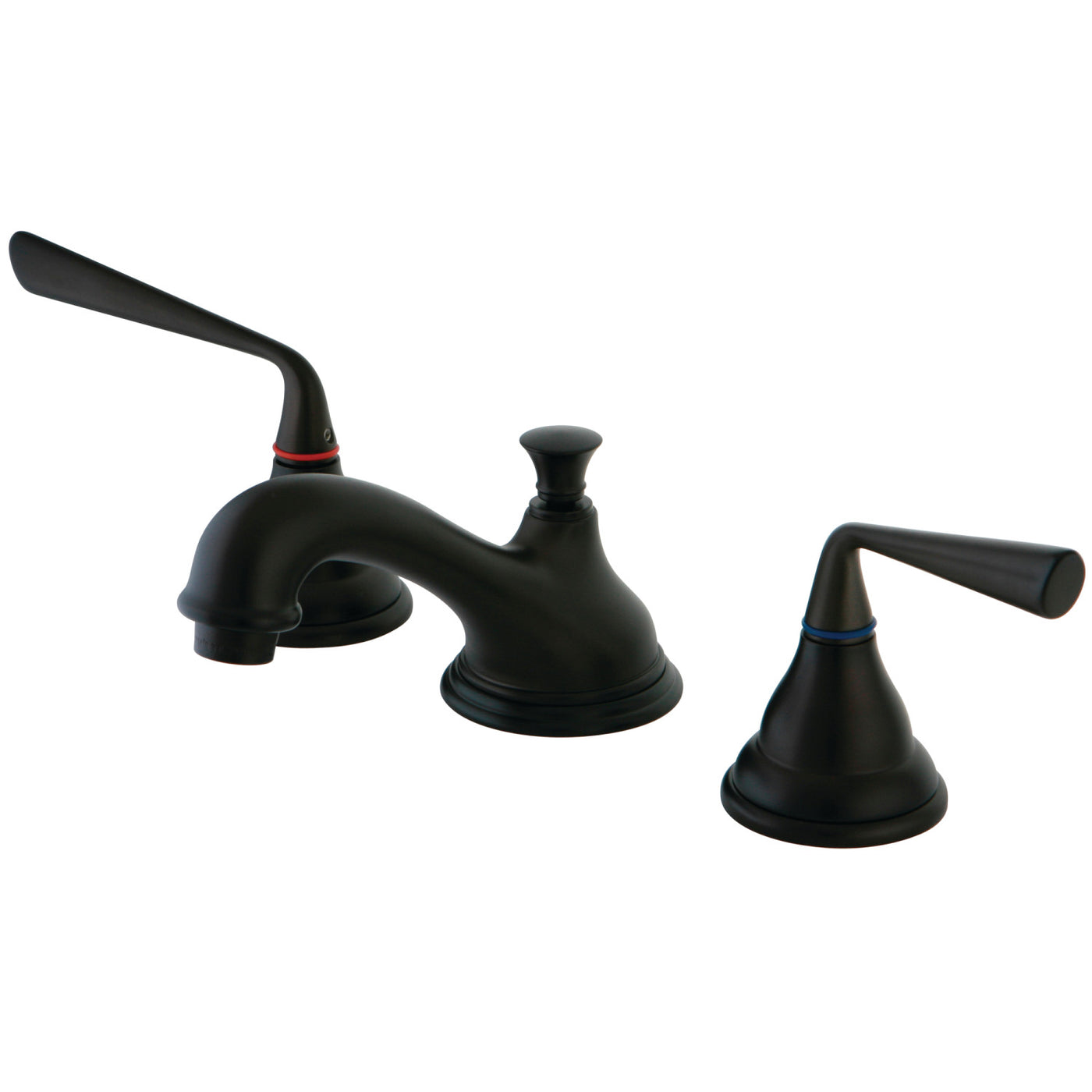 Elements of Design ES5565ZL Widespread Bathroom Faucet with Brass Pop-Up, Oil Rubbed Bronze