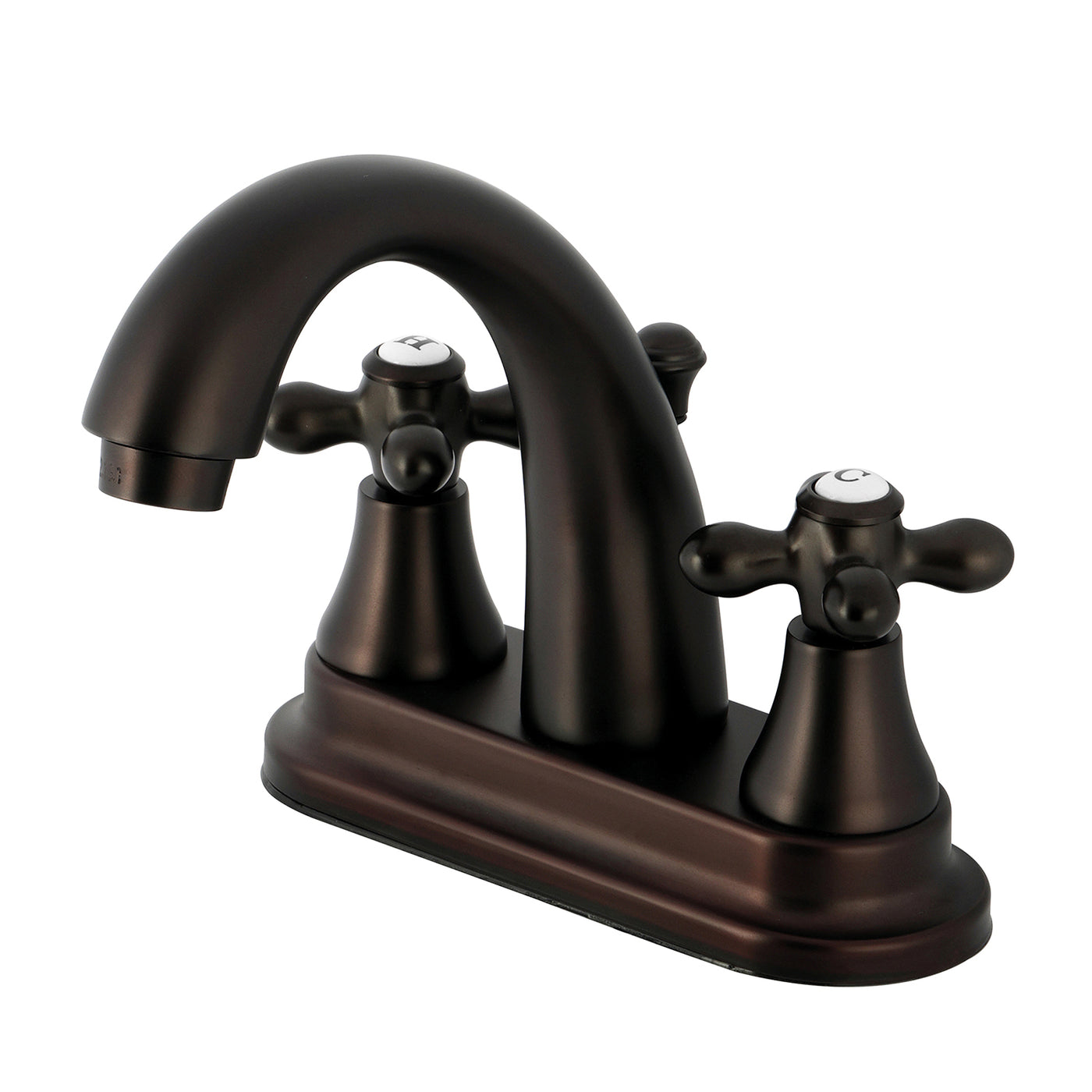 Elements of Design ES7615AX 4-Inch Centerset Bathroom Faucet with Brass Pop-Up, Oil Rubbed Bronze