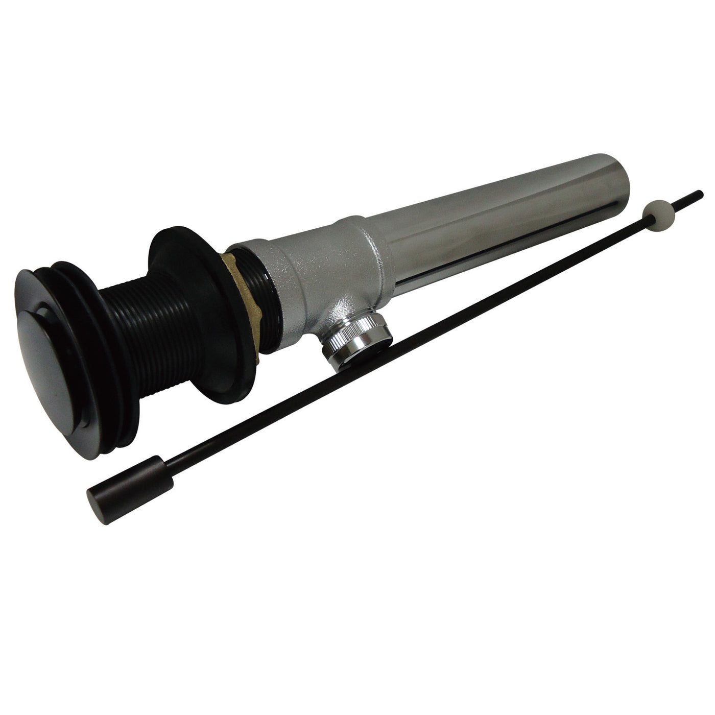 Elements of Design ES8105 Brass Pop-Up Drain without Overflow, Oil Rubbed Bronze