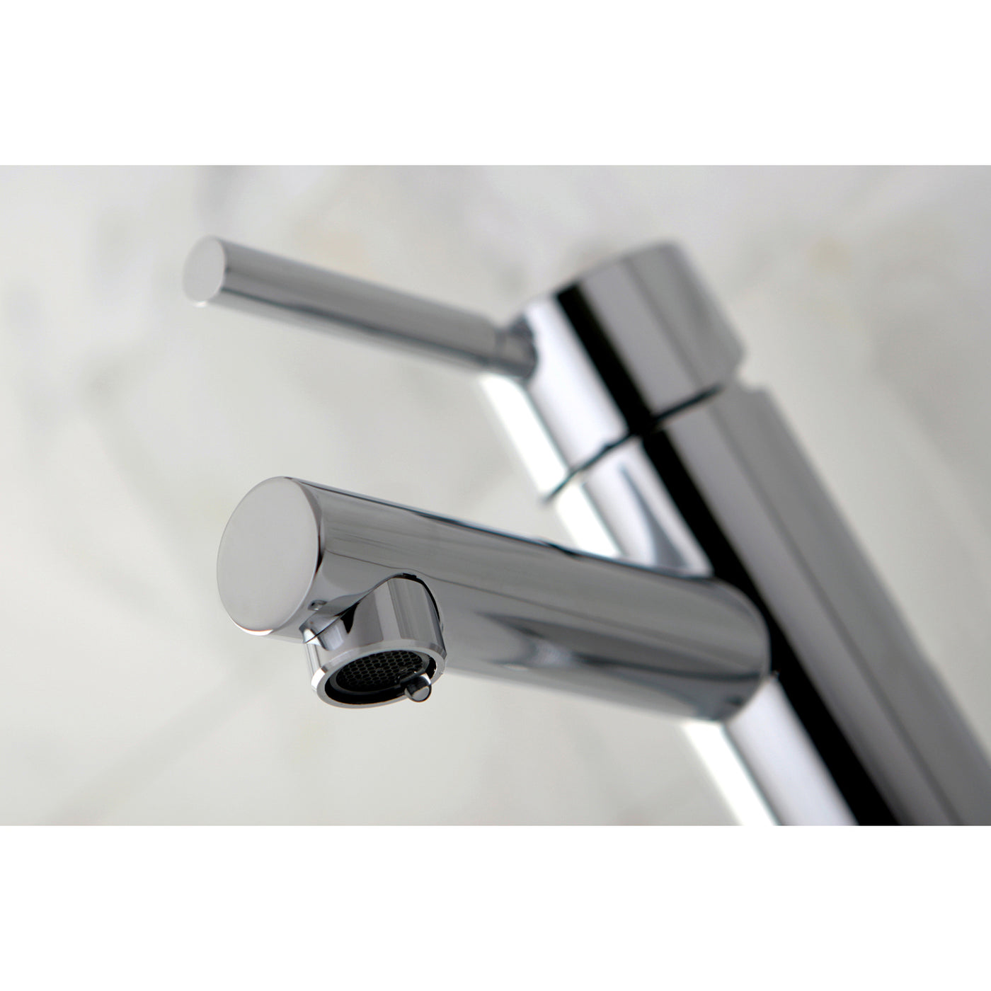 Elements of Design ES8421DL Single-Handle Bathroom Faucet with Brass Pop-Up, Polished Chrome