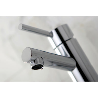 Elements of Design ES8421DL Single-Handle Bathroom Faucet with Brass Pop-Up, Polished Chrome