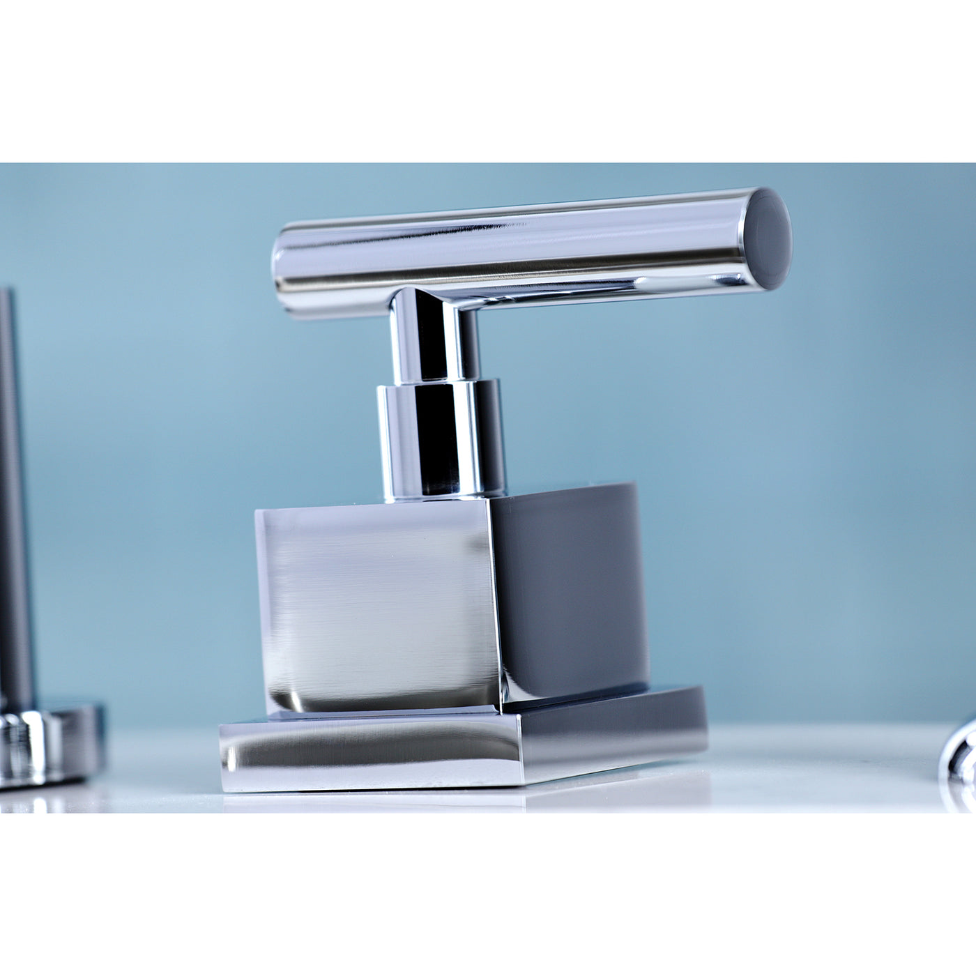 Elements of Design ES8721CQL Widespread Kitchen Faucet with Plastic Sprayer, Polished Chrome