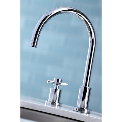 Elements of Design ES8721DXLS Widespread Kitchen Faucet, Polished Chrome