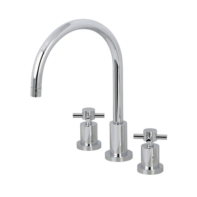 Elements of Design ES8721DXLS Widespread Kitchen Faucet, Polished Chrome