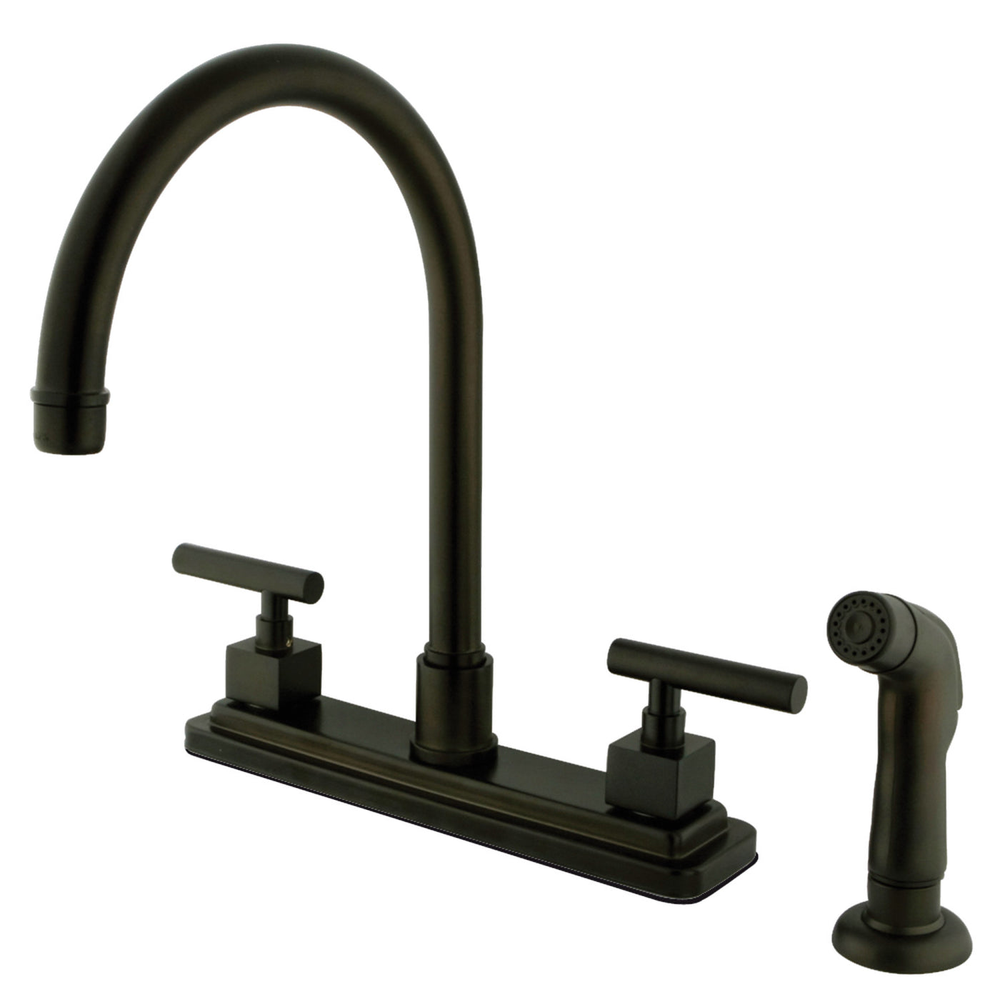 Elements of Design ES8795CQL Centerset Kitchen Faucet, Oil Rubbed Bronze