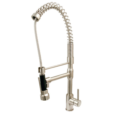 Elements of Design ES8978DL Single-Handle Pre-Rinse Kitchen Faucet, Brushed Nickel