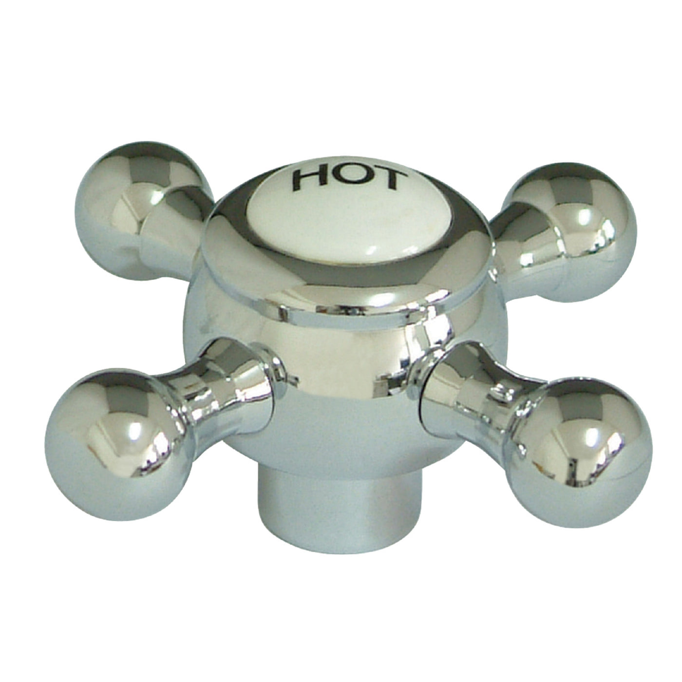 Elements of Design ESH4461BXH Hot Metal Cross Handle (16PT-3/8-Inch), Polished Chrome