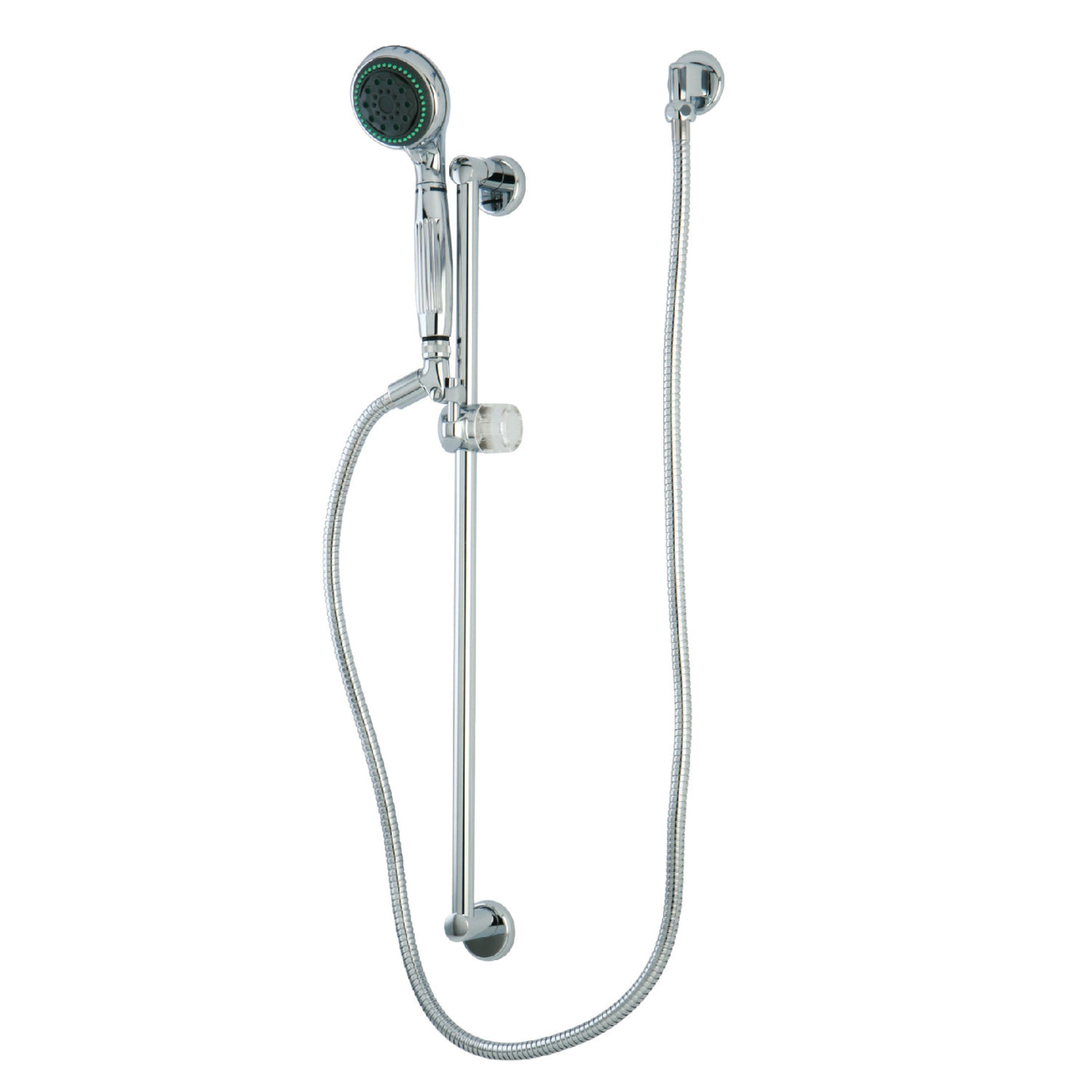Elements of Design ESK1801W1 Shower Combo with Slide Bar, Polished Chrome